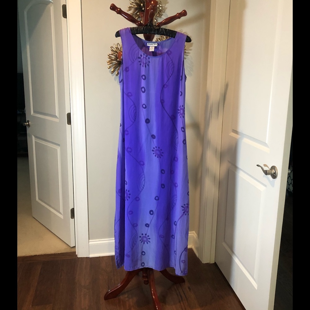 100% silk dress